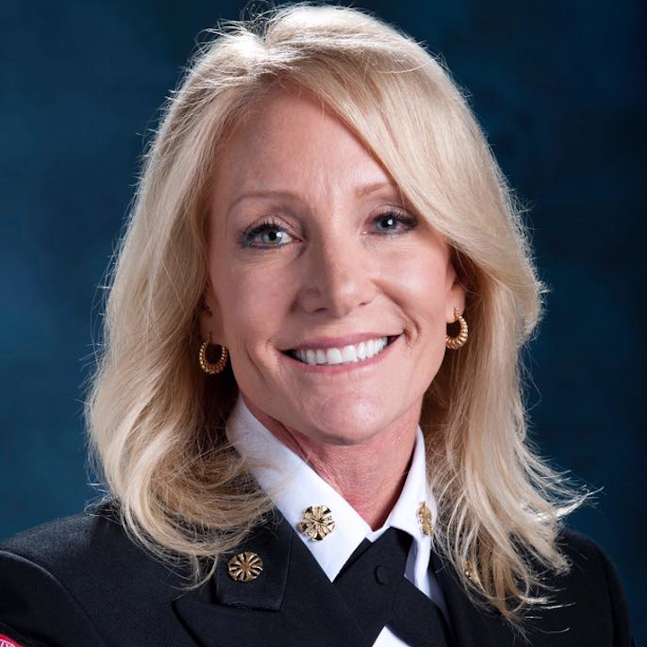 Phoenix Fire Chief Kara Kalkbrenner.