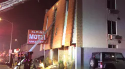 Las Vegas crews battled a fire that broke out at three-story apartment building and killed six people early Saturday.