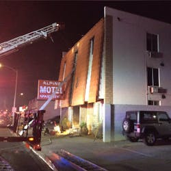 Las Vegas crews battled a fire that broke out at three-story apartment building and killed six people early Saturday.