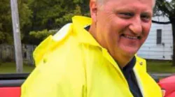 West Stockholm, NY, Fire Chief Robert White.