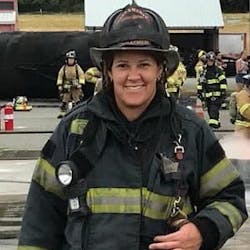 Sacramento, CA, firefighter Tamara Thacher.
