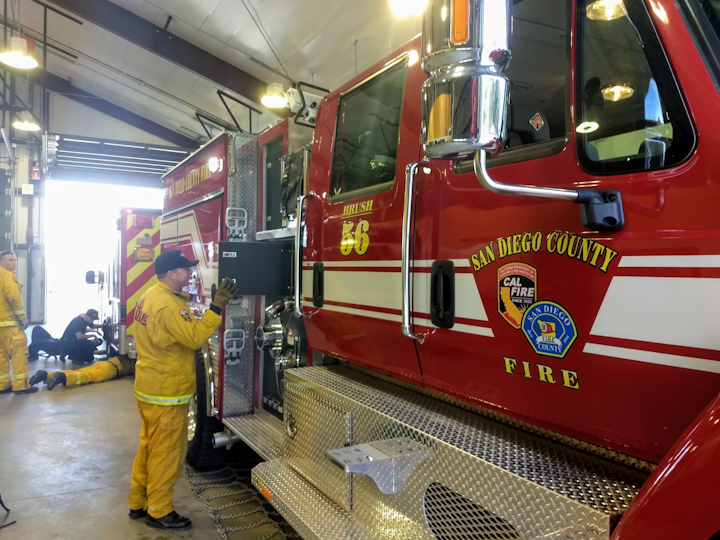 A new San Diego County Fire Authority brush engine is now assigned to the former Julian volunteer station where career firefighters moved in last week.