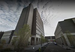 The fire damaged the seventh floor of Furnas Hall at the University of Buffalo. The fire damaged the seventh floor of Furnas Hall at the University of Buffalo.