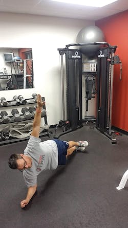 Rotational plank Rotational plank