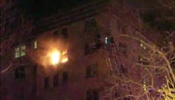 Kansas City apartment fire rescues