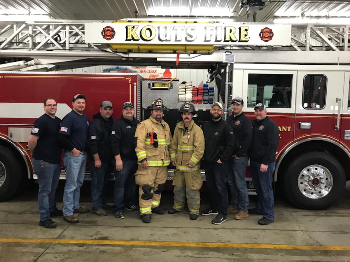 Kouts IN Firefighters Receive Bucket Brigade Grant Firehouse