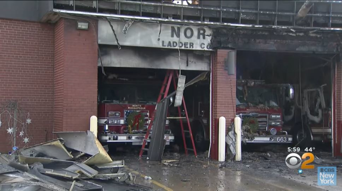 North Massapequa Fire Station Burns Christmas Morning Firehouse