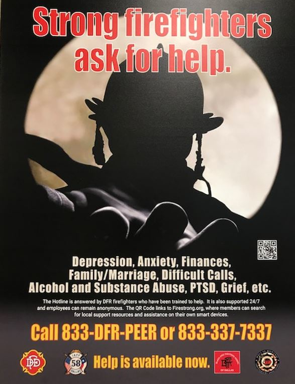 Dallas Fire Rescue Behavioral Health Program Firefighter