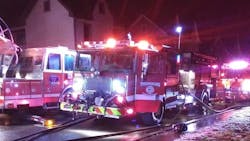 Firefighters from the Philipsburg Fire Department, the Hope Fire Company and other fire services in the area responded to a building fire Saturday. Firefighters from the Philipsburg Fire Department, the Hope Fire Company and other fire services in the area responded to a building fire Saturday.