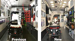 The new vehicle for Mayo Clinic Ambulance in Mankato, MN, introduces its redesigned vehicle.