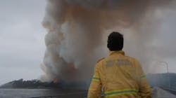 Six volunteer firefighters were seriously injured when their apparatus crashed while battling bushfires in New South Wales, Australia. Six volunteer firefighters were seriously injured when their apparatus crashed while battling bushfires in New South Wales, Australia.