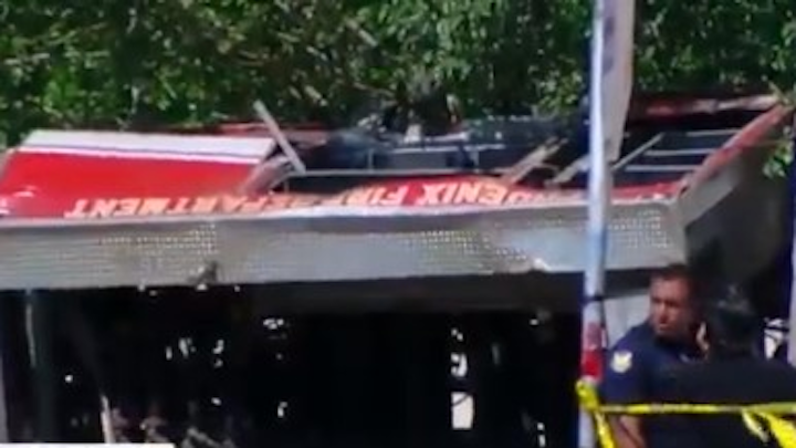Phoenix Fire Apparatus Going Nearly 30 Mph Over Speed Limit In Crash Firehouse
