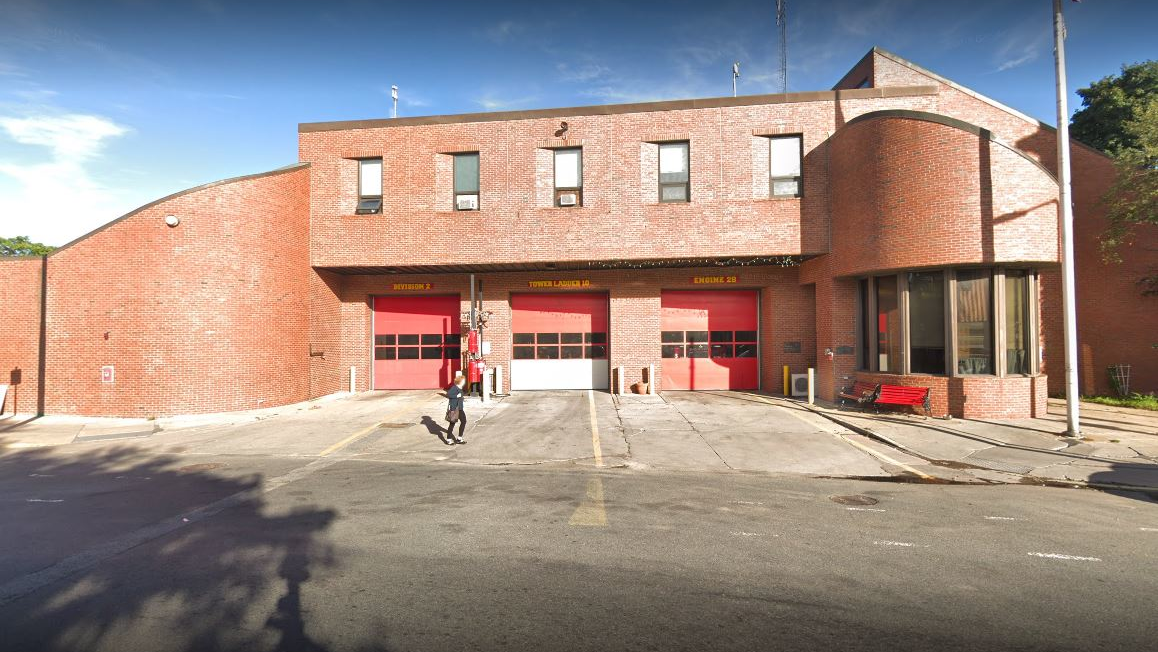 The Boston Fire Department's Jamaica Plain station where a sexual assault committed by a firefighter took place in April 2018.