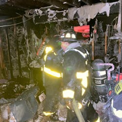 A Boston firefighter was sent to the hospital with minor in A Boston firefighter was sent to the hospital with minor in