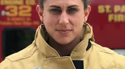 St. Paul, MN, firefighter Sarah Reasoner.