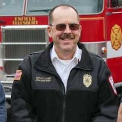 Enfield Deputy Fire Chief Paul Januszewski. Enfield Deputy Fire Chief Paul Januszewski.