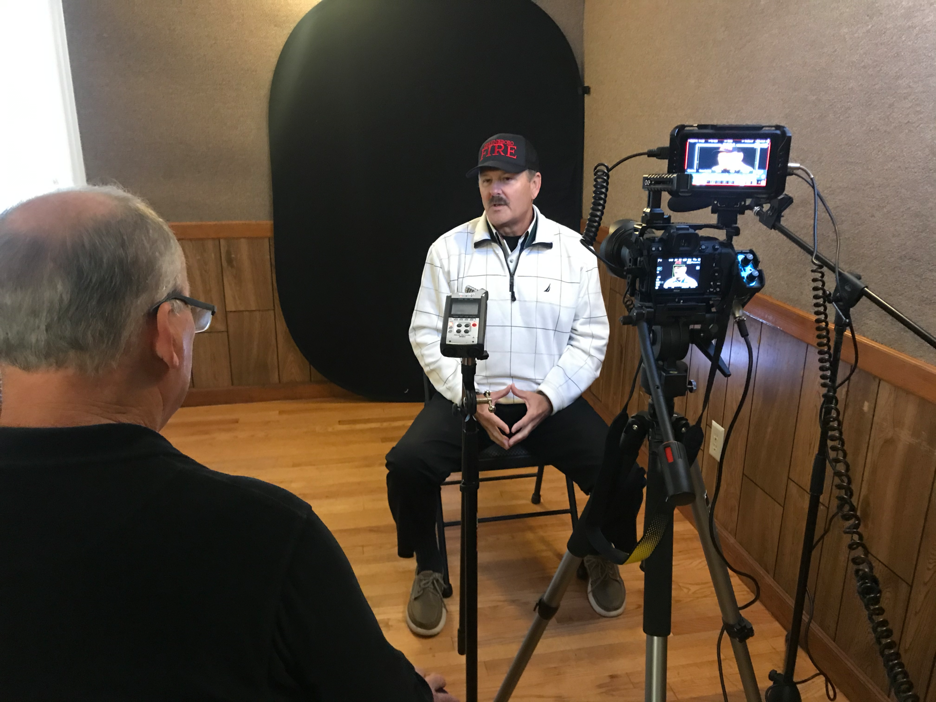 A group in Greensboro, NC, is working to capture video interviews of retired GFD firefighters.