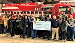 Award presentations were held at both departments. Award presentations were held at both departments.