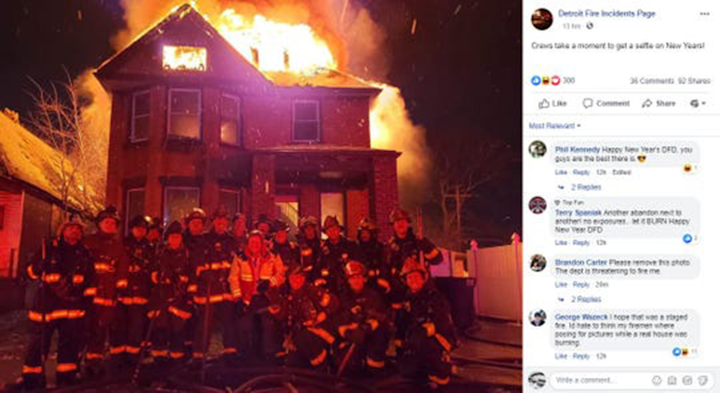 Detroit Fire Group Photo