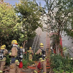 Six people were pulled rescued from this Glendale apartment building. Six people were pulled rescued from this Glendale apartment building.