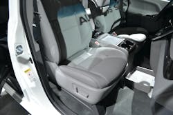 As a responder viewing this passenger front seat, it would be difficult to determine whether a seat-cushion airbag is present. Your safety, and that of the patient, depends on your assessment of the airbag status while you make patient contact. As a responder viewing this passenger front seat, it would be difficult to determine whether a seat-cushion airbag is present. Your safety, and that of the patient, depends on your assessment of the airbag status while you make patient contact.