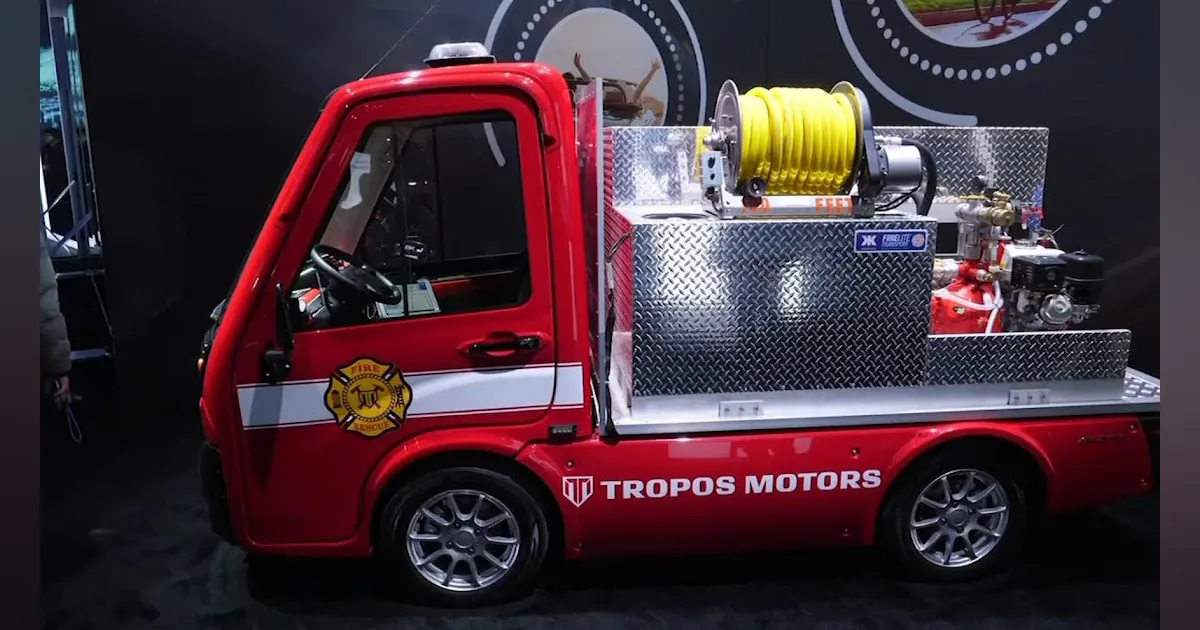 Small Electric Fire Apparatus Unveiled at 2020 CES in Las Vegas | Firehouse