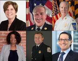 Top row: New board members (from left) Lorraine Carli, Kevin Quinn and Joanne Rund. Bottom row: New advisory committee members (from left) Faith Swan, Thomas Jenkins and Dave Levy.