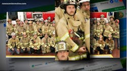 Some felt a Waterville firefighter was showing a 'white power' symbol in the department's group photo. Some felt a Waterville firefighter was showing a 'white power' symbol in the department's group photo.