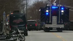 An armed Atlanta firefighter surrendered to police Tuesday after a standoff with SWAT units near police and fire headquarters. An armed Atlanta firefighter surrendered to police Tuesday after a standoff with SWAT units near police and fire headquarters.