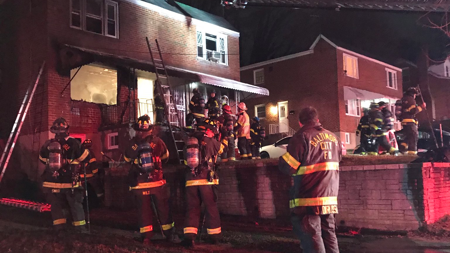 Nine Hurt in Fire after Baltimore City FFs Sent to Wrong House Firehouse