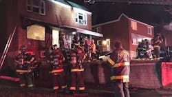 Baltimore firefighters were initially sent to the wrong address for a house fire that injured nine people early Sunday. Baltimore firefighters were initially sent to the wrong address for a house fire that injured nine people early Sunday.