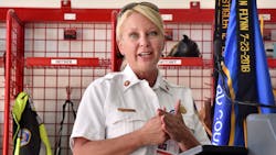 Howard County, MD, Fire Chief Christine Uhlhorn. Howard County, MD, Fire Chief Christine Uhlhorn.