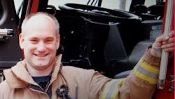 Buffalo Grove, IL, firefighter Kevin Hauber. Buffalo Grove, IL, firefighter Kevin Hauber.