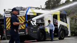 The Los Angeles Fire Department will become the first in North America to operate an electric apparatus after announcing Monday it had agreed to buy a new customized vehicle from Austrian-based manufacturer Rosenbauer.