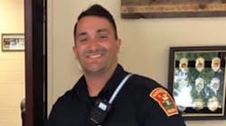 Manchester, NH, firefighter Mason Murphy. Manchester, NH, firefighter Mason Murphy.