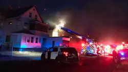 A Springfield, MA, firefighter was injured while battling a vacant house fire Feb. 5. A Springfield, MA, firefighter was injured while battling a vacant house fire Feb. 5.
