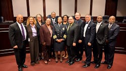New Prince George&apos;s County, MD, Fire Chief Tiffany Green (center).