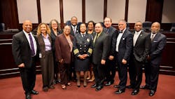 New Prince George's County, MD, Fire Chief Tiffany Green (center). New Prince George's County, MD, Fire Chief Tiffany Green (center).