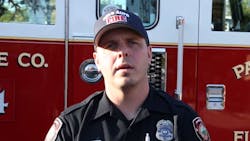 Palo Alto, CA, firefighter and Marine Corps veteran John Preston. Palo Alto, CA, firefighter and Marine Corps veteran John Preston.