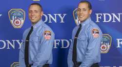 Probationary FDNY EMTs and twin brothers Anthony and Luis Sanchez.
