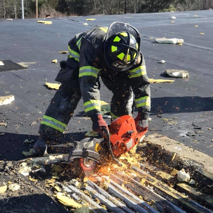 Firefighters from more than 11 departments used a soon-to-be-demolished mall in Hanover, MA, to conduct a massive, two-day training session this pas weekend.