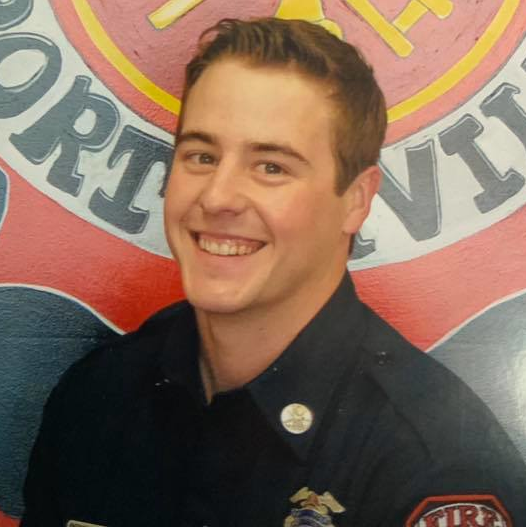 Porterville, CA, firefighter Patrick Jones.