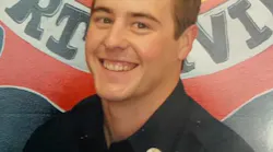 Porterville, CA, firefighter Patrick Jones.
