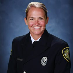 Louisville firefighter Lesley Prather. Louisville firefighter Lesley Prather.