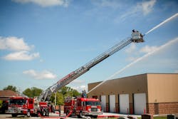 A booster backup can establish a supply line between the primary pumping apparatus and a later-arriving company. This backup essentially doubles the size of the available water before establishing a sustained water supply. A booster backup can establish a supply line between the primary pumping apparatus and a later-arriving company. This backup essentially doubles the size of the available water before establishing a sustained water supply.