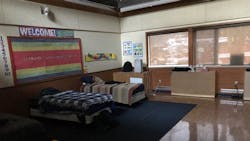 The Worthington, OH, Fire Department opened a makeshift station in the city’s closed recreation center in order to protect firefighters. The Worthington, OH, Fire Department opened a makeshift station in the city’s closed recreation center in order to protect firefighters.