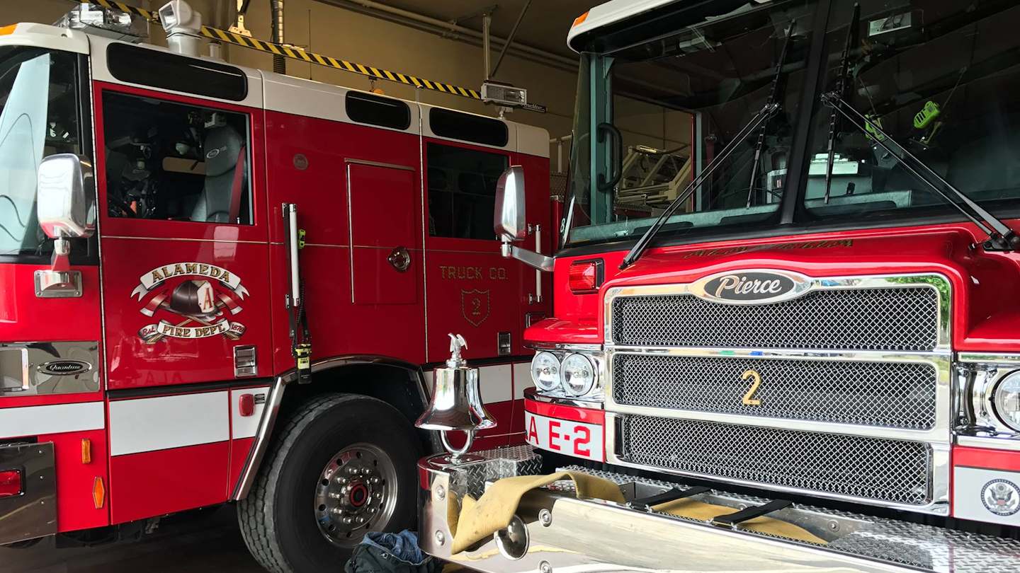 Quarantined Alameda CA Firefighters Returning to Duty Firehouse