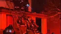 Buffalo 2nd Story House Fire Rescue (ny)