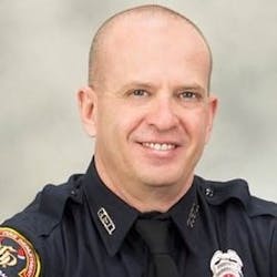 Greely, CO, firefighter Steven Kuzik. Greely, CO, firefighter Steven Kuzik.