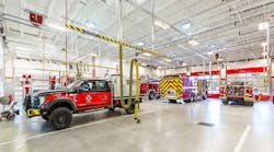 The Cortez, CO, Fire Department utilizes a vehicle exhaust (VEX) removal system. The Cortez, CO, Fire Department utilizes a vehicle exhaust (VEX) removal system.